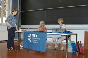 Welcome desk